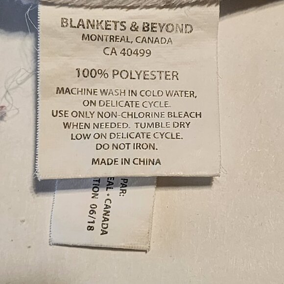 Blankets and Beyond baby blanket Pink White Elephant minky dot - Picture 3 of 4